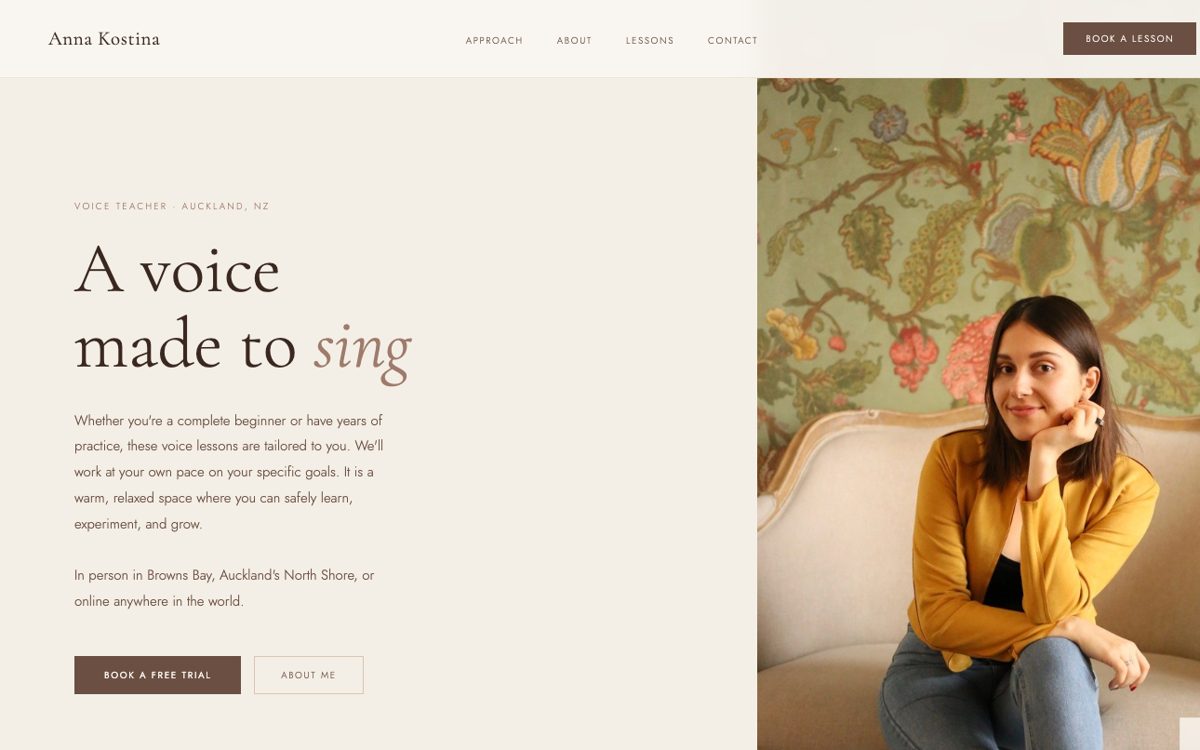 Anna Kostina website